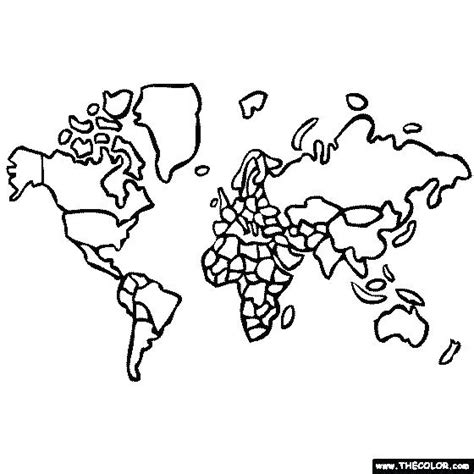 World Map Drawing For Kids At Explore Collection