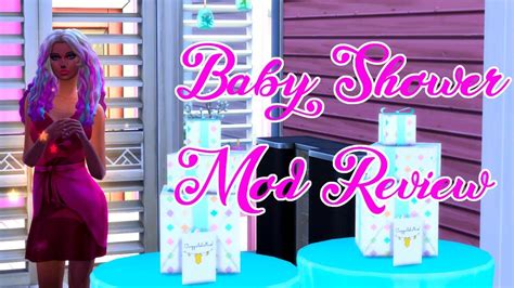 The Sims 4 Baby Shower Mod Review Youtube
