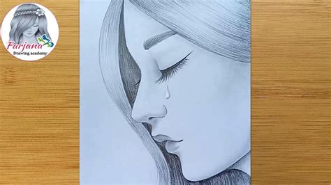 How To Draw A Sad Girl Step By Step Pencil Sketch Çocuk Gelişimi