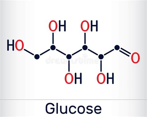 Glucosa Dextrosa Glucosa Glucopyranosa C6h12o6 Molécula Es Simple