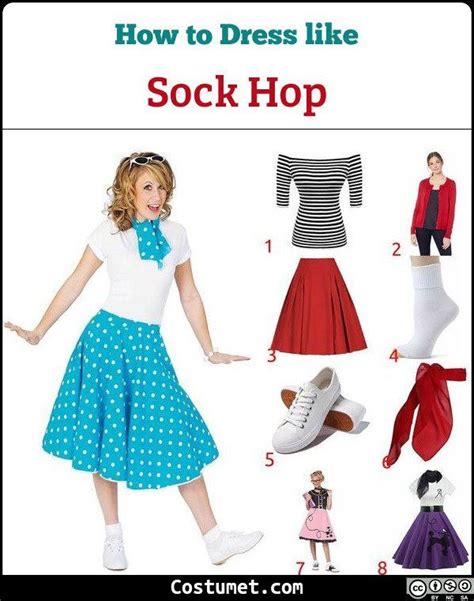 The Instructions For How To Dress Like Sock Hop