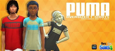 Baggy Shirts Sims 4 Female Clothes