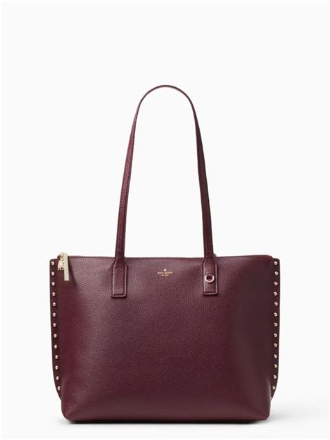 On Purpose Studded Leather Tote Kate Spade New York