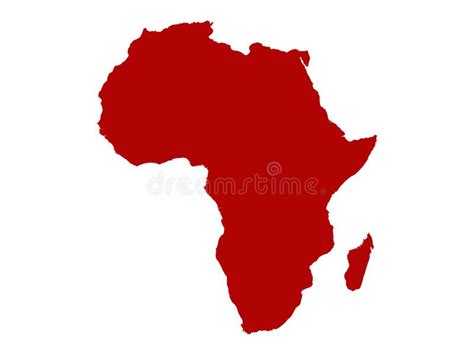 Africa Continent Map Stock Illustration Illustration Of Vector 191663140