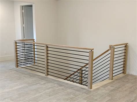 Modern Stair Railing Only 1850 Stacked Cap 4000 For 3 14 Newels