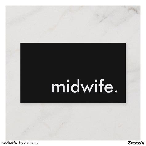 A party game for horrible people. midwife. business card in 2020 | Midwife, Colorful business card, Business cards