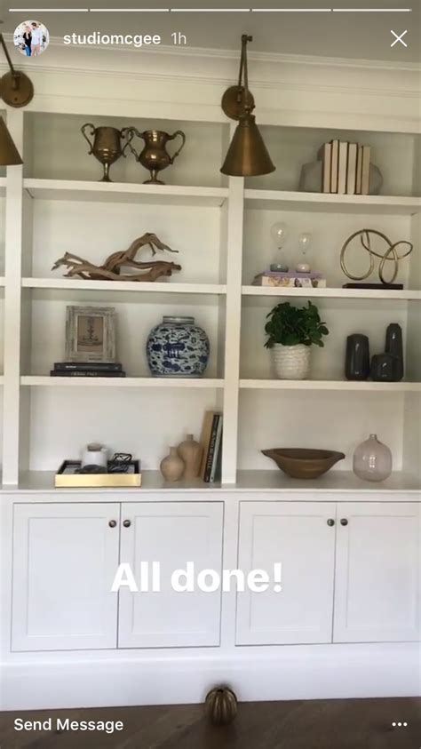 The heart of the home. Shelf styling via studio McGee insta