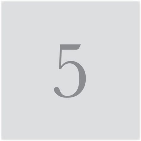 Number 5 Liked On Polyvore Featuring Numbers Fillers Arrows