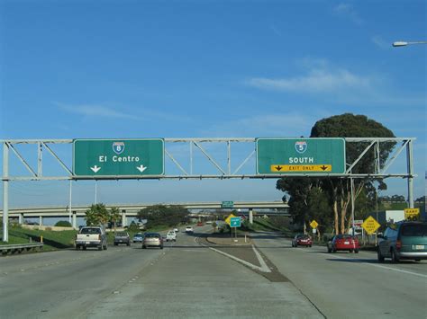 California Aaroads Interstate 8 East Sunset Bluffs Boulevard To