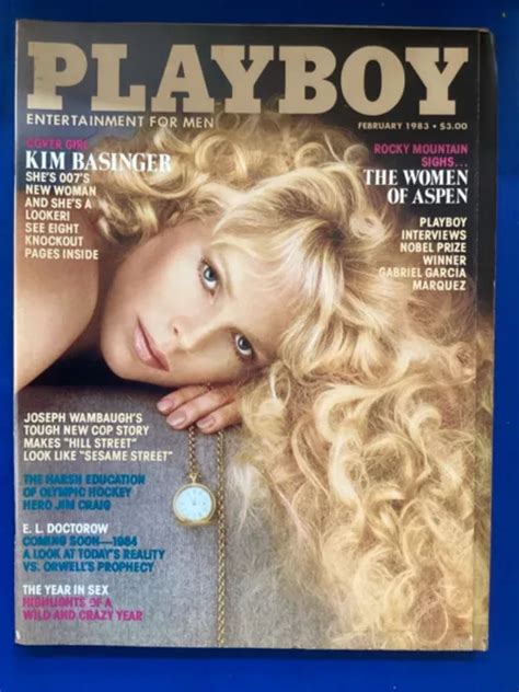 Playboy Magazine February Kim Basinger Melinda Mays Women Of The