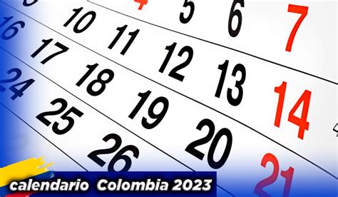 Calendario En Colombia Cu Ntos D As Festivos Feriados Y Puentes