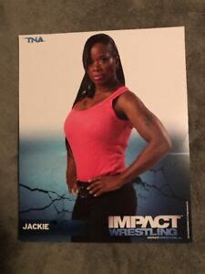 JACKIE Jacqueline Moore TNA WRESTLING 8X10 PROMO PHOTO UN SIGNED WWE