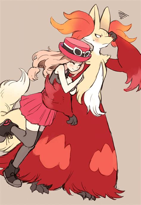 Serena And Delphox Pokemon And 2 More Drawn By Amezawakoma Danbooru