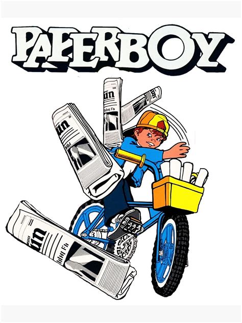 Paperboy Arcade Art Print By Icepatrol Redbubble