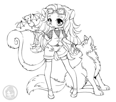 Top 10 Chibi Animals Coloring Pages
