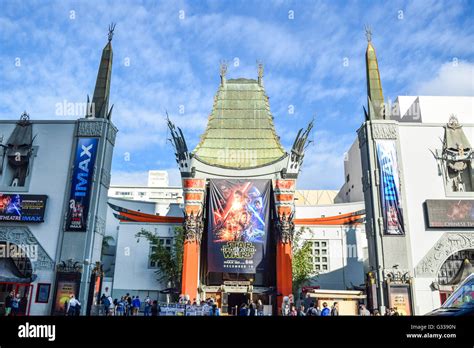 Graumans Chinese Theater On Hollywood Boulevard America