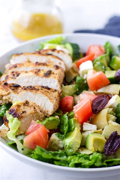 Mediterranean Grilled Chicken Salad Cooking For My Soul