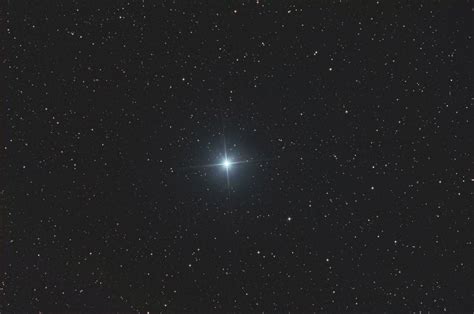 Spica The Brightest Of The Very Blue Stars In The Night