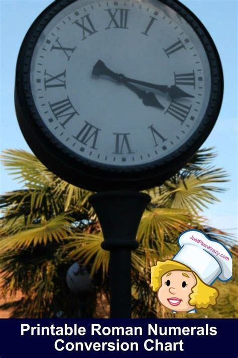 Check spelling or type a new query. Printable Roman Numerals Conversion Chart - Just Plain ...