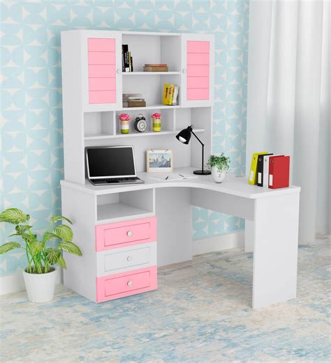 Great savings & free delivery / collection on many items. Buy French Collection Corner Study Table in Pink Finish by ...