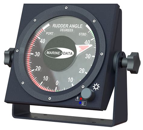 Md74rdi Digital Rudder Angle Indicator Marine Data Systems