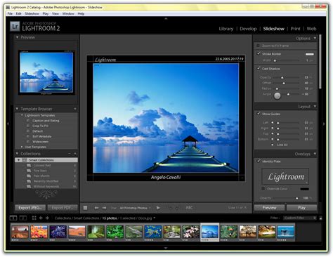 Adobe Photoshop Lightroom 2 - Slideshow | Screenshots Archive