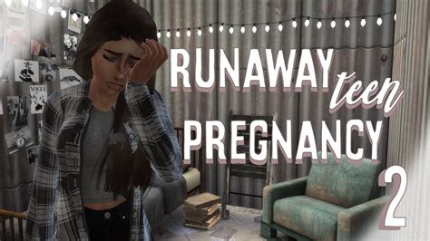 It S Go Time The Sims 4 Runaway Teen Pregnancy Challenge Part 2 Youtube