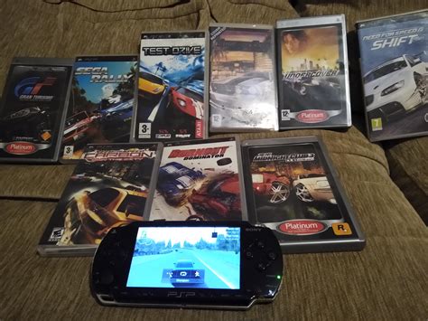 My Collection Bought My First Psp In 2009 I Love Racing Games Owned