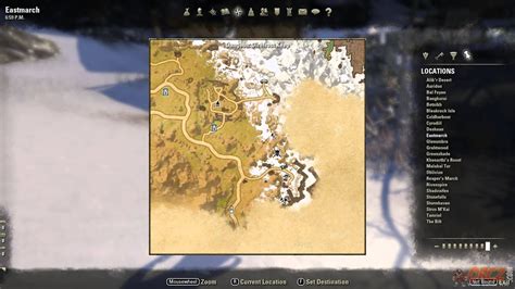 Eastmarch Treasure Map V Location The Elder Scrolls Online Youtube