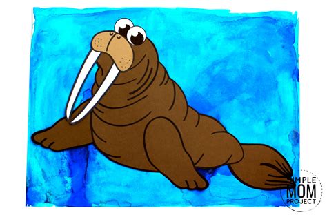 Free Printable Walrus Craft For Kids Simple Mom Project