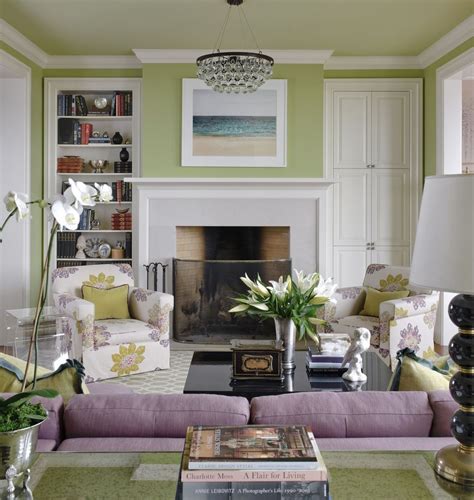 40 Awesome Living Room Green And Purple Interior Color Ideas Purple