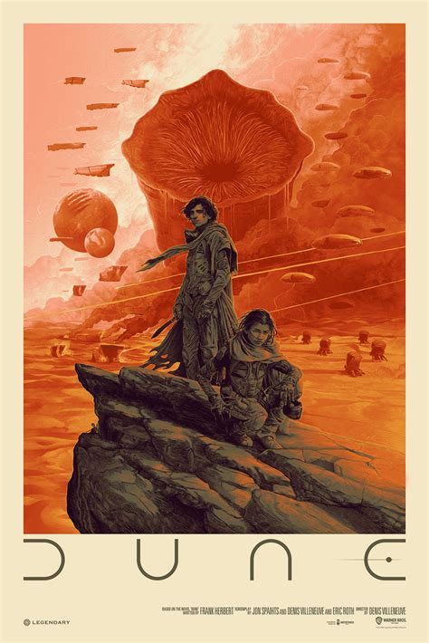 Dune Arrakis Variant By Gabz Movie Poster Screen Print