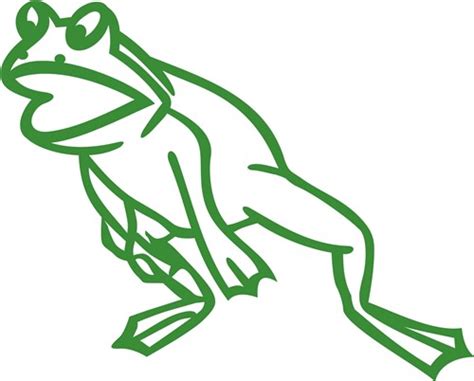 Leaping Frog Outline Svg File Print Art Svg And Print Art At