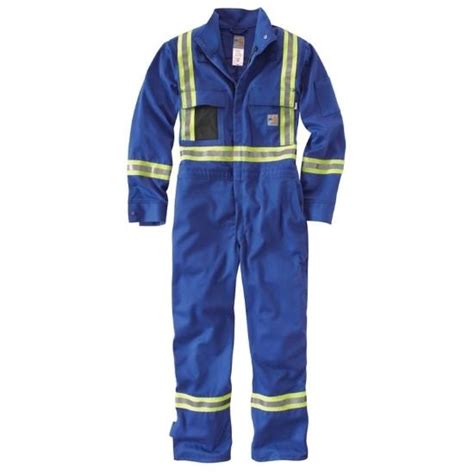 Carhartt Mens Fire Resistant Reflective Striped Coverall Work N Gear