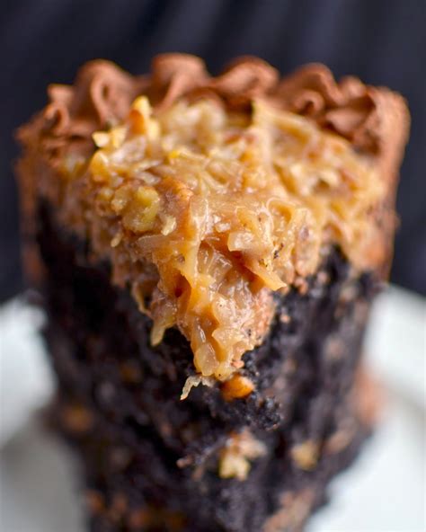 You can also make german chocolate cupcakes, which makes the cake easier to serve. Yammie's Glutenfreedom: Gluten Free German Chocolate Cake