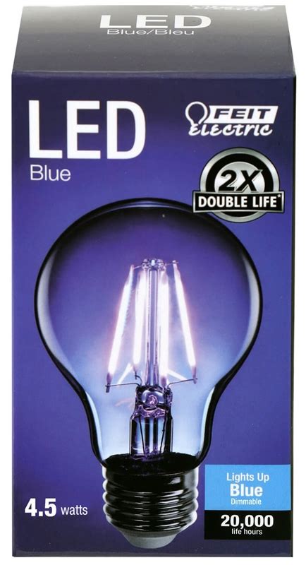 Feit Electric A19tbled Led Bulb 45w 120v A19 Blue