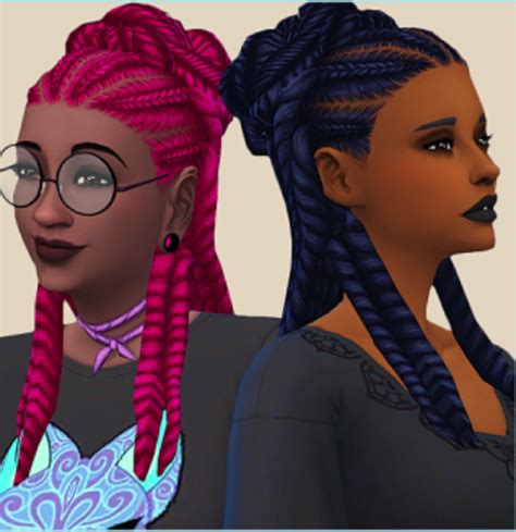 Woman Hair Dreadlocks Hairstyle Fashion The Sims 4 P1 Sims4 Clove
