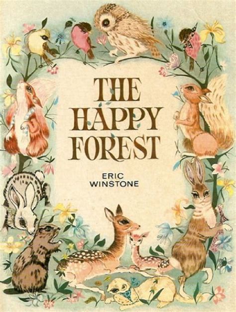 Awesome Vintage Forest Animal Childrens Book Illustration Art And