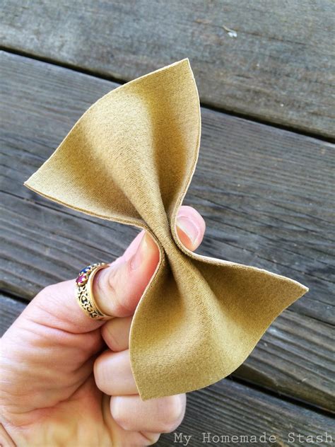 My Homemade Stash Faux Leather Hair Bows