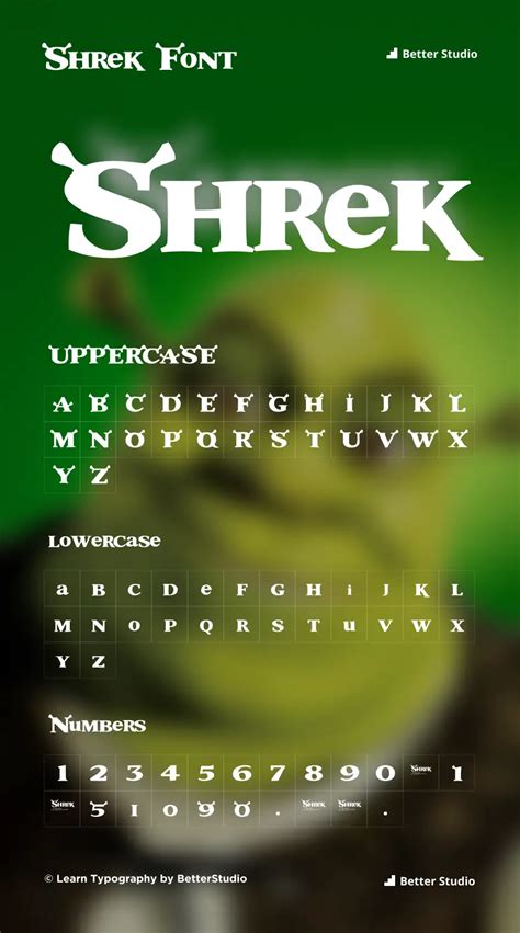 Shrek Font Download Free Font And Logo