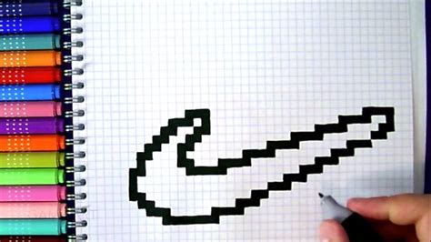 Pixel Art Facile Logo Nike How To Draw Nike Logo Pixelart Youtube Images