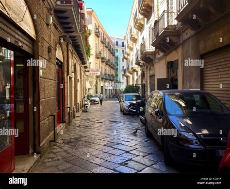 Streets Of Palermo Stock Photo Alamy