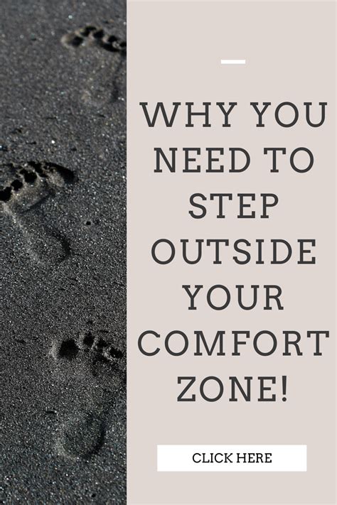 Why You Need To Step Outside Your Comfort Zone Comfort Zone Comfort