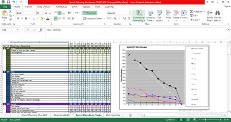 Sprint Planning Checklist Template For Excel