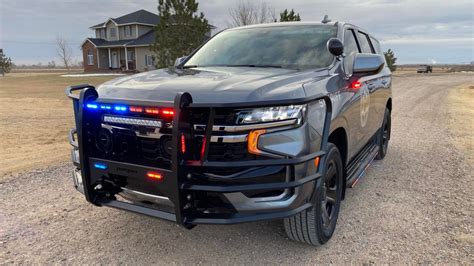 2021 Chevy Tahoe Pursuit Tvi Grille Guard With Police Center Section