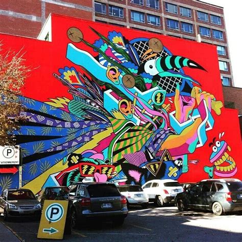 Streetart Montreal Street Art Mural Art