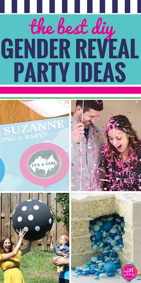 Gender reveal party ideas include handing out props, playing fun games, taking votes on the gender and baking delicious treats with the gender reveal baked right inside. The Best DIY Gender Reveal Party Ideas