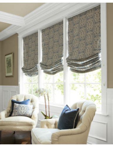 12 living room curtain ideas to instantly upgrade your interior. Roman shade idea for new house living room/dining room ...