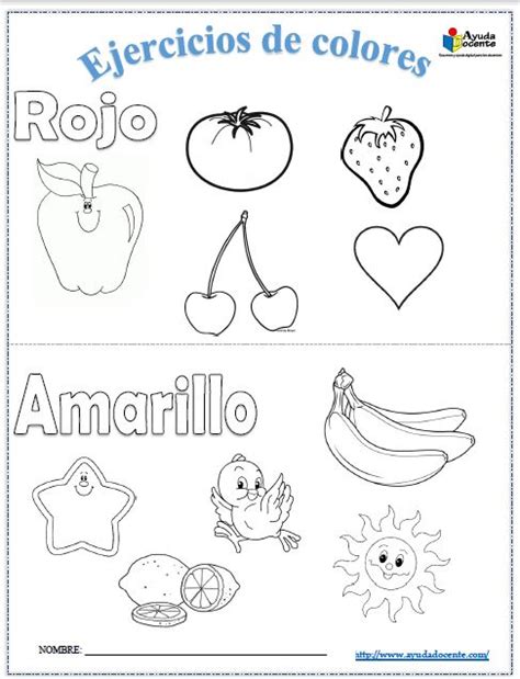 Dibujos De Aprender Los Colores Para Colorear Reverasite