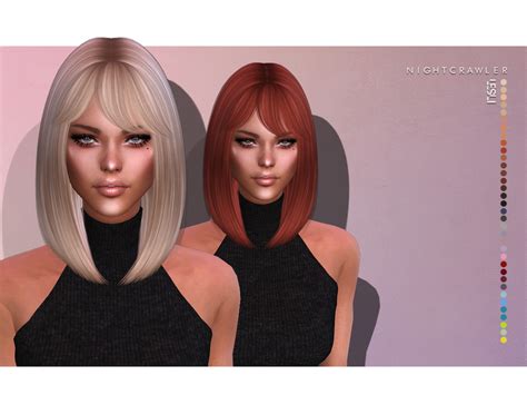 The Sims Resource Nightcrawler Lesli Hair
